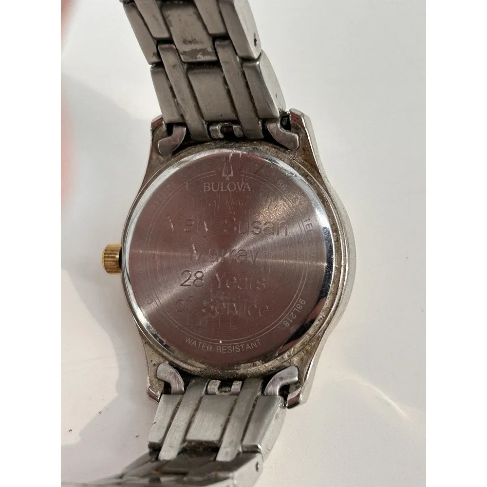 Bulova Two-Tone Silver and Gold Women's Watch